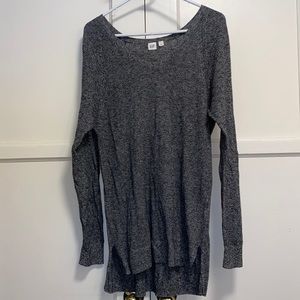 Gap Large Gray Pullover V Neck Sweater